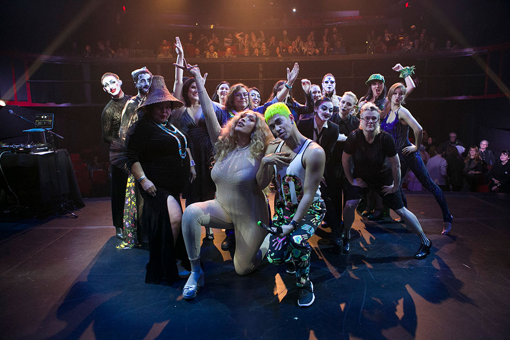 Transform Cabaret cast on stage